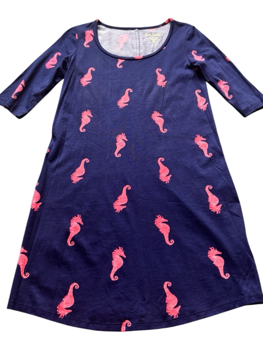 Lilly Pulitzer Navy seahorse dress